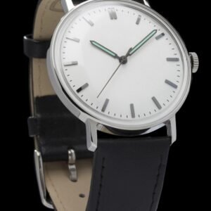 Classic Leather Strap Watch