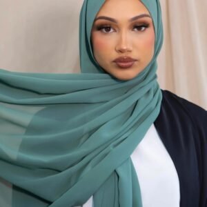 Premium Georgette Green Hijab